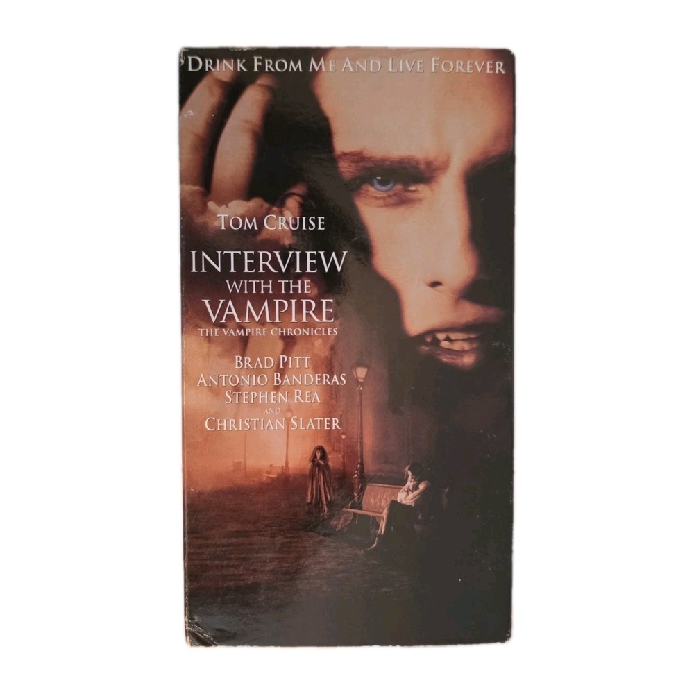 VHS Tape Interview With The Vampire 1994 Tom Cruise Brad Pitt